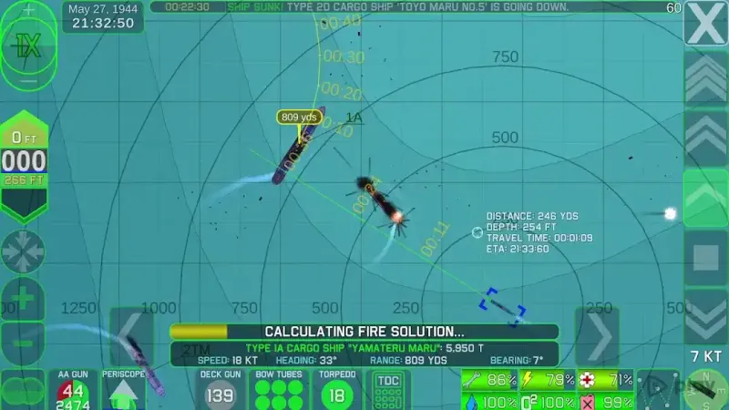 Crash Dive 2: The Silent Service 1.4.11 screenshot 3