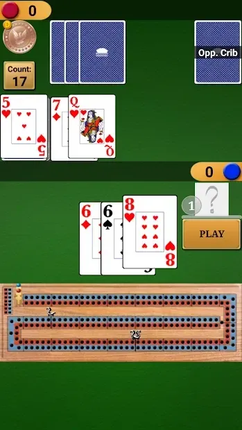 Cribbage Pro Online! screenshot 1