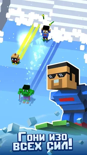 Crossy Snow: Avalanche! screenshot 1