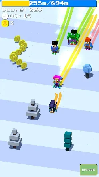 Crossy Snow: Avalanche! screenshot 4