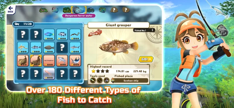 Crunchyroll: Fishing Star WT screenshot