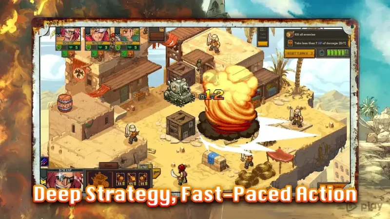 Crunchyroll: Metal Slug Tactics screenshot