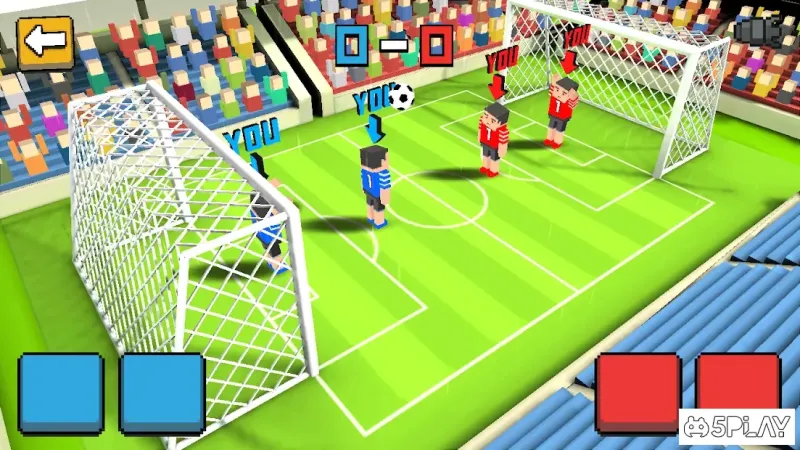 Cubic Soccer 3D screenshot 2