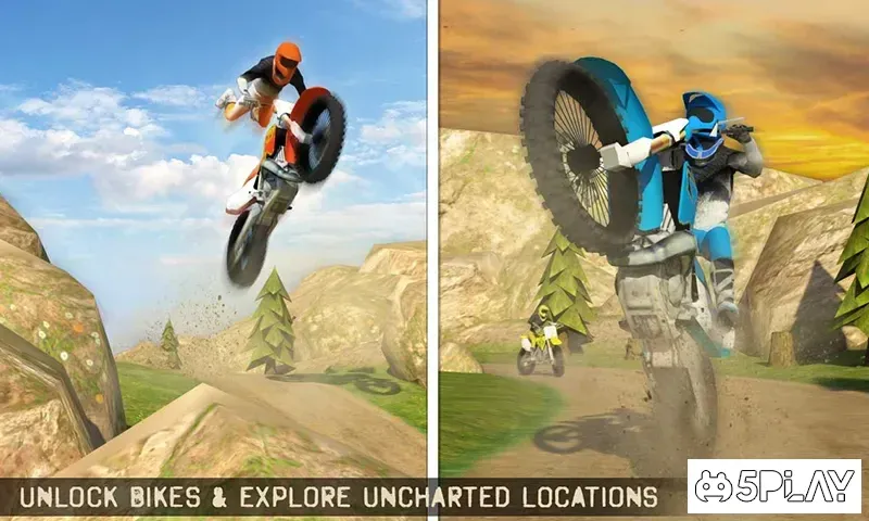 🏁 Экстрим велосипед грязи Гонка Игры 2018 раса 1.27 screenshot 3