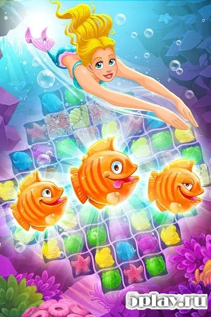 Русалочка три в ряд: сокровища океана 2.17.4 screenshot 2