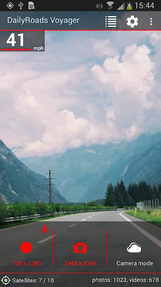 DailyRoads Voyager screenshot