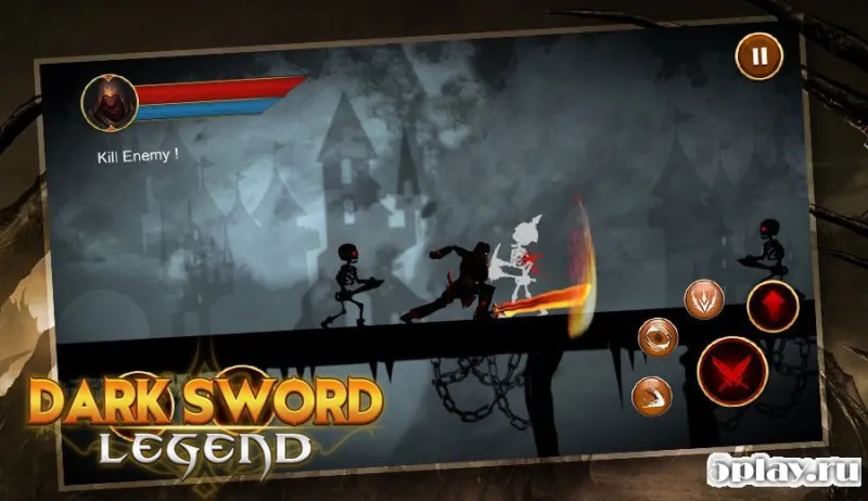 Dark Shadow Legend - Black Swordman Hero Fight screenshot 3