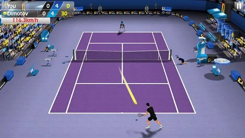 Теннис пальцем 3D - Tennis 1.8.4 screenshot 3