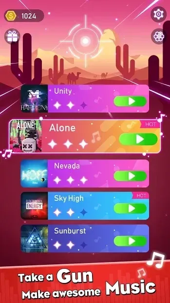 Огневой бит - Мusic и стрельба 1.3.05 screenshot 4