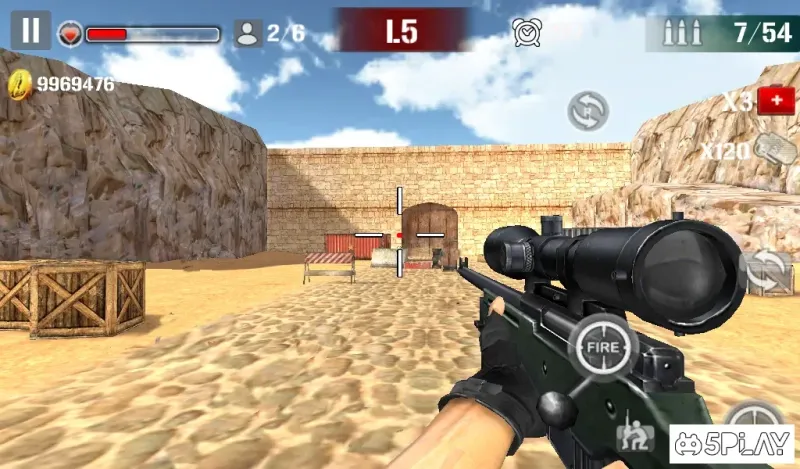 Снайпер Стрельба войны 1.2.5 screenshot 2