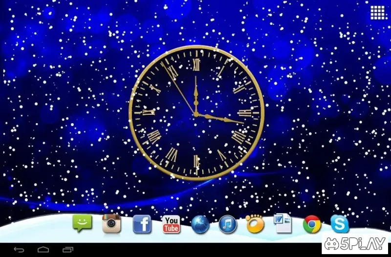 Завантажте зимовий годинник живих шпалери 7.0 на Android безкоштовно screenshot 1