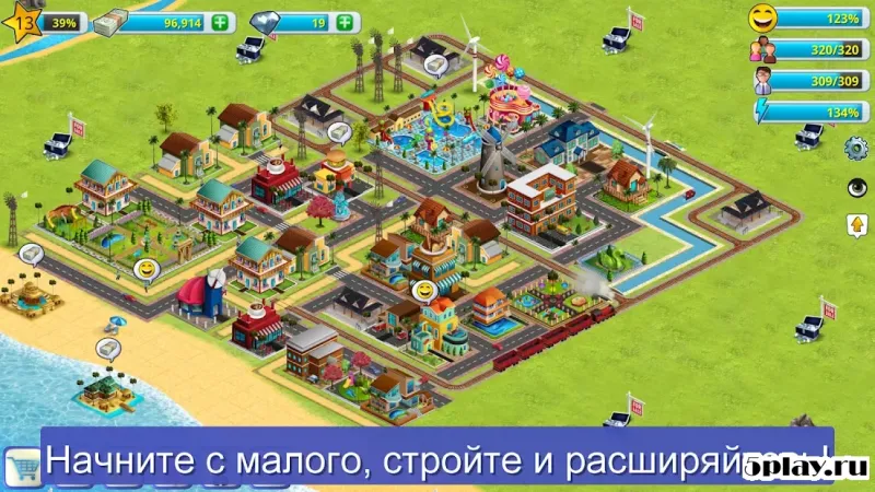 Вилидж-сити: остров Сим 2 Town City Building Games v1.5.3 screenshot 2