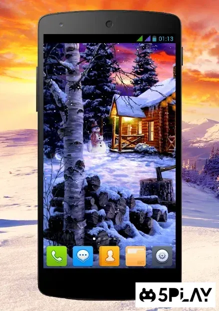 Зимний праздник Живые обои 3.2.2 screenshot 2