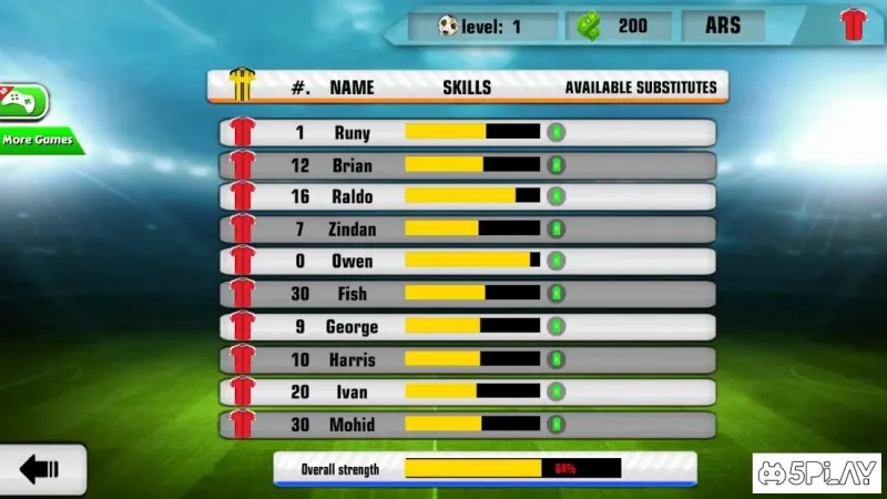 Менеджер футбольной лиги 2020:Football Stars Clash 1.1.0 screenshot 2