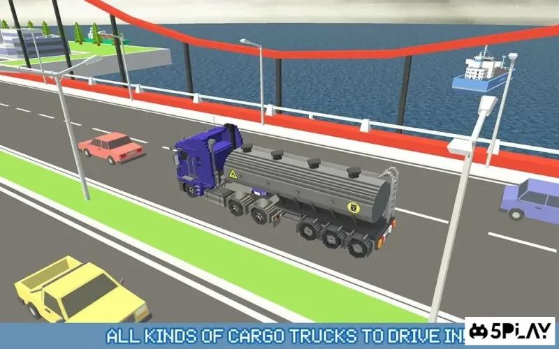 Блочный водитель грузовика: городской транспорт 1.9 screenshot 3