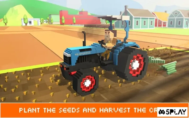 Блочный Farm поле работник SIM 1.5 screenshot 2