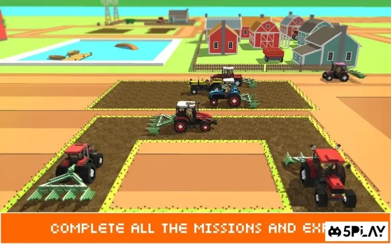 Блочный Farm поле работник SIM 1.5 screenshot 4