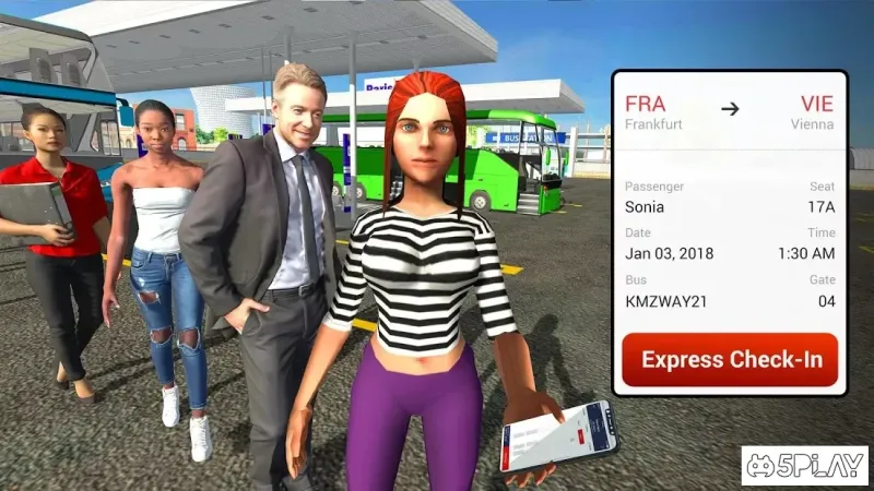 Симулятор вождения автобуса 2018 v4.9 screenshot 2