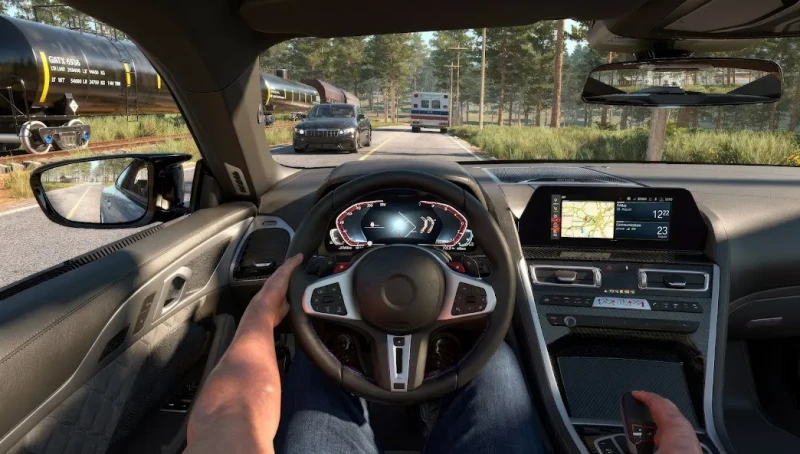 Симулятор вождения машины: EVO screenshot