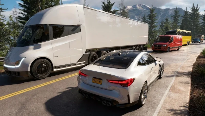 Симулятор вождения машины: EVO screenshot