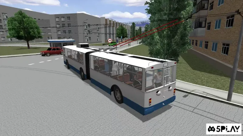 Симулятор тролейбуса 3D 2018 screenshot 2