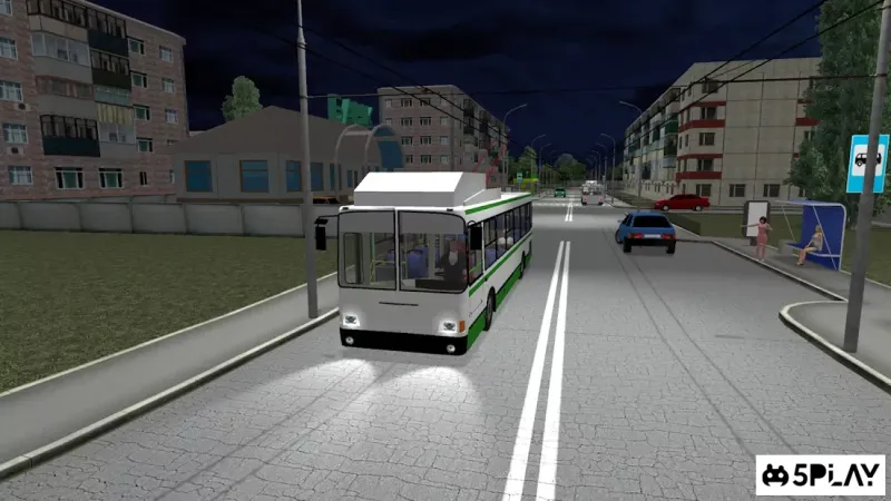 Симулятор тролейбуса 3D 2018 screenshot 3