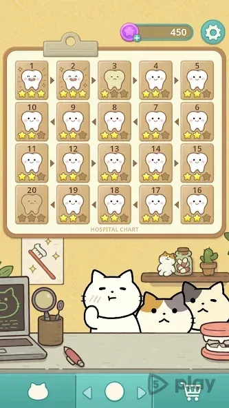 Фантастический кошачий дантист - арканоид 0061 screenshot 1