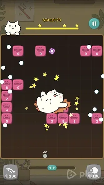 Фантастический кошачий дантист - арканоид 0061 screenshot 4