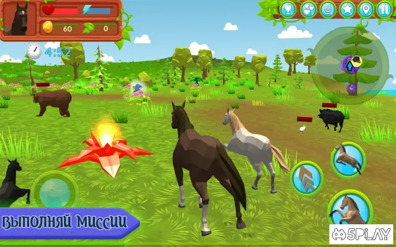 Семья Лошадей - Симулятор Животных 3D v1.046 screenshot 2