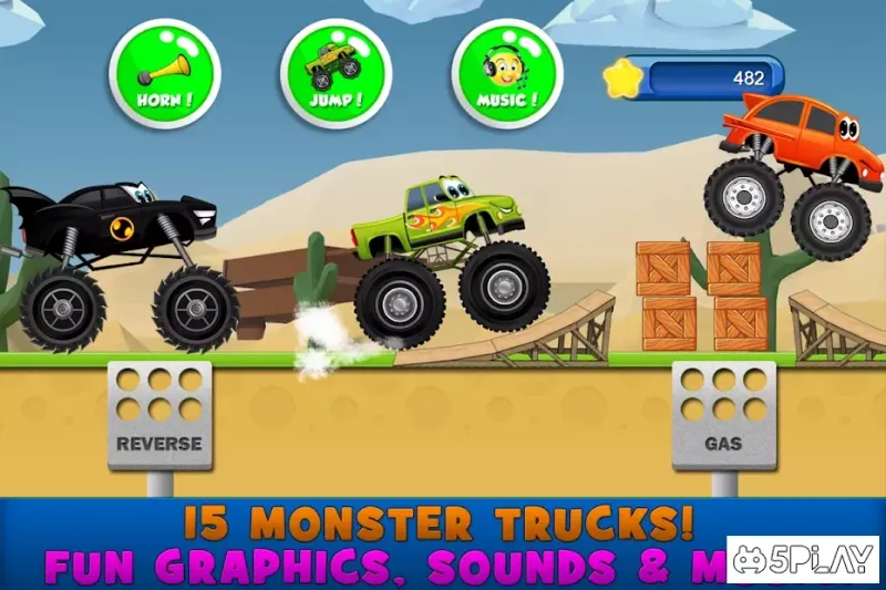 Монстр грузовик для детей 2.6.5 screenshot 1