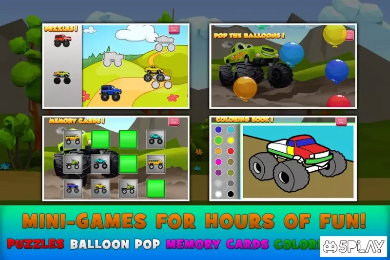 Монстр грузовик для детей 2.6.5 screenshot 2