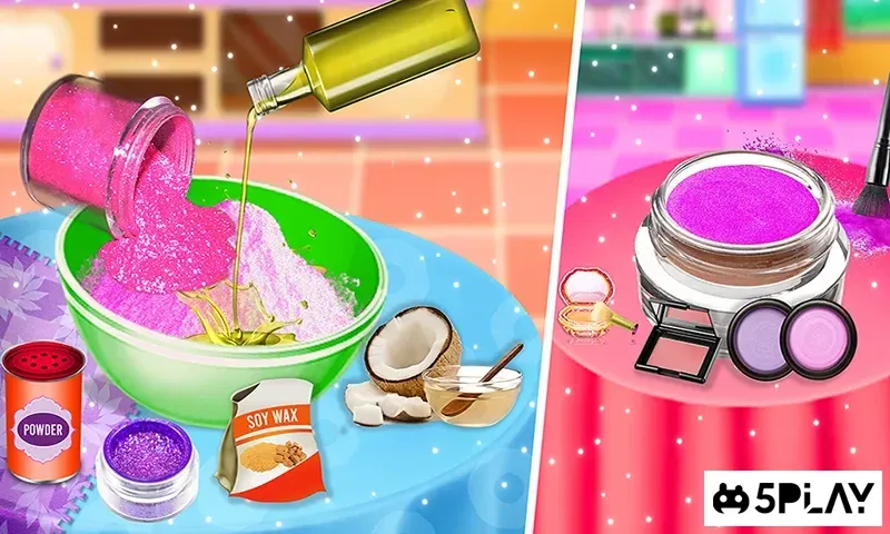 Макияж комплект - Домашние игры макияж для девочек v1.0.10 screenshot 3