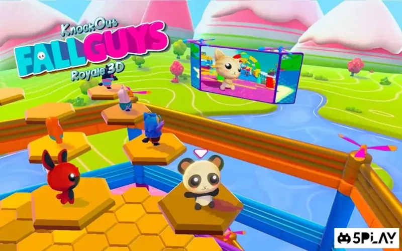 Нокаут Fall Guys Royale 3D: Human Knock Over 1.0.4 screenshot 1