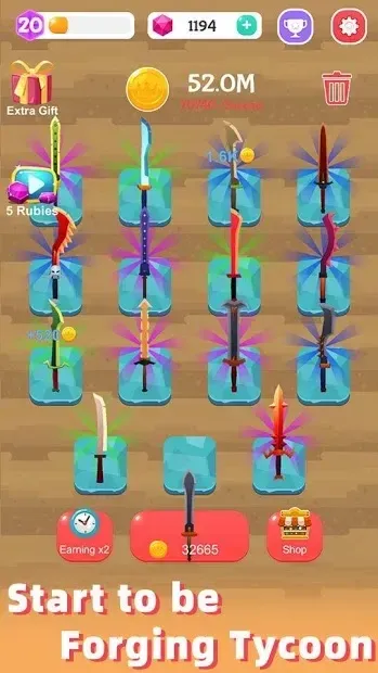 Меч слияния - праздный кузнец 1.4.5 screenshot 4