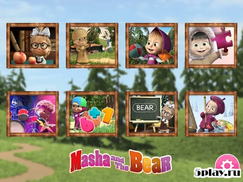 Маша и медведь: обучающие игры 3.0 screenshot 1