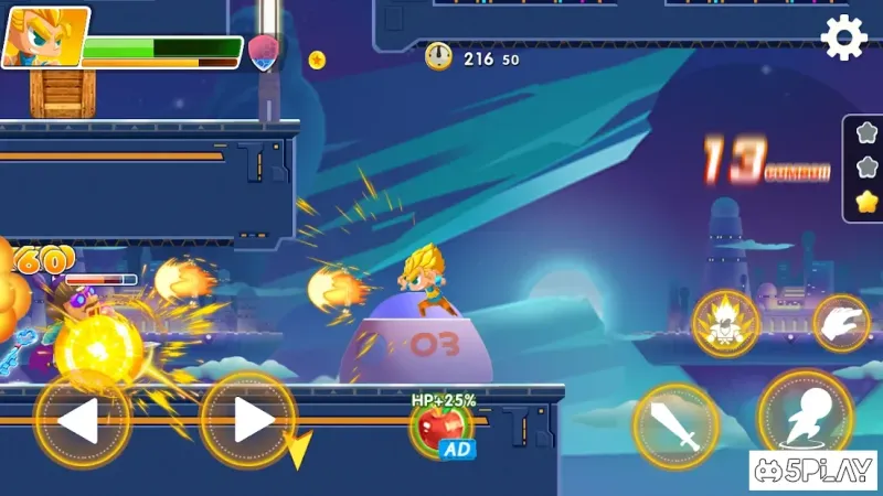 Герой Человек - Превратитесь в Супер SSJ Z Воинов 1.7.1.109 screenshot 2