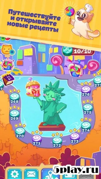 Котенок Поваренок: Три в ряд 1.2.2 screenshot 1