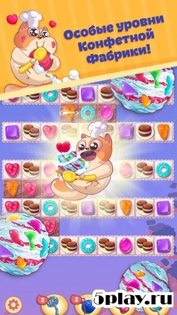 Котенок Поваренок: Три в ряд 1.2.2 screenshot 2