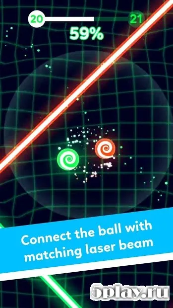 Шары VS Лазеры: рефлекторная игра 1.0.8 screenshot 1