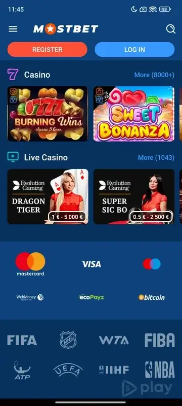 МостБет screenshot
