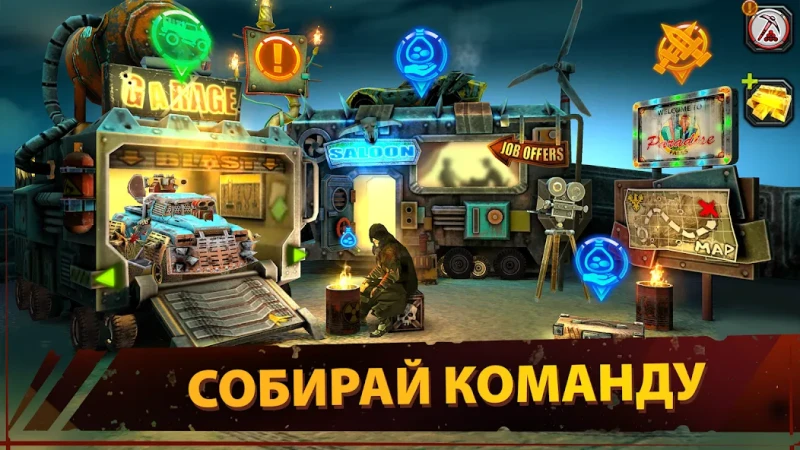 Dead Paradise Car Race Shooter screenshot
