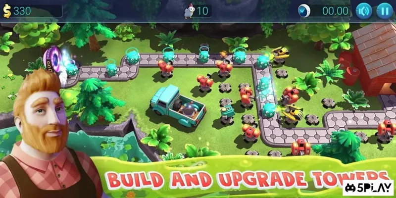 Defenchick TD - Chicken Tower Defence Offline 1.12 screenshot 2