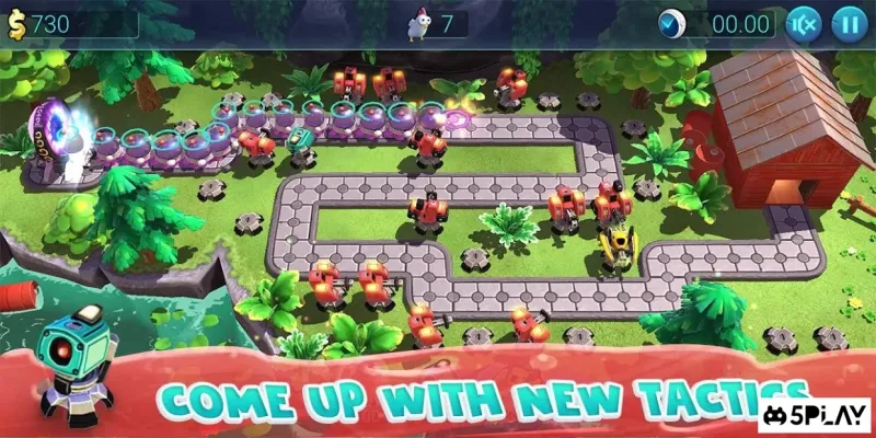 Defenchick TD - Chicken Tower Defence Offline 1.12 screenshot 4