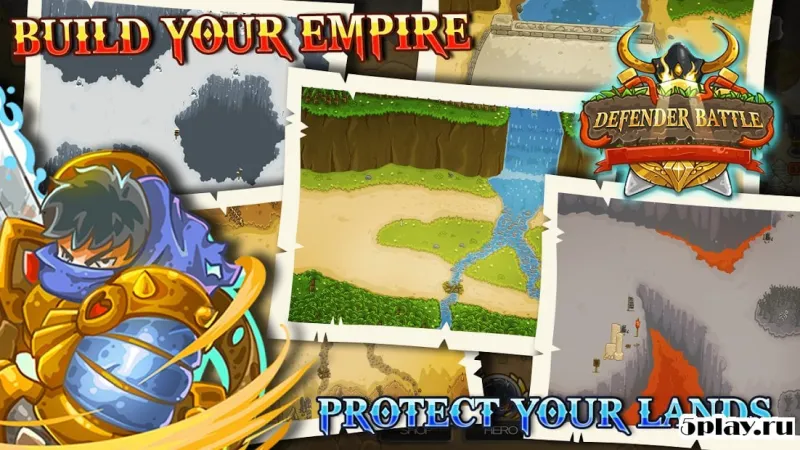 Defender Battle: Hero Kingdom Wars - Strategy Game screenshot 2