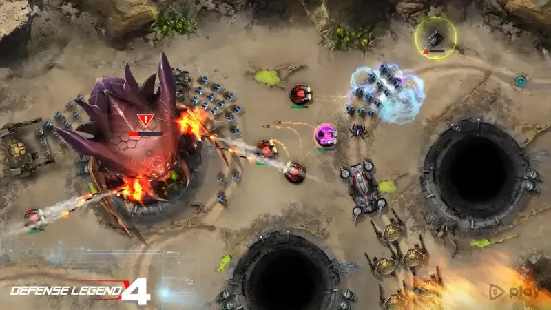 Defense Legend 4: Sci-Fi Tower defense 1.0.105 screenshot 1