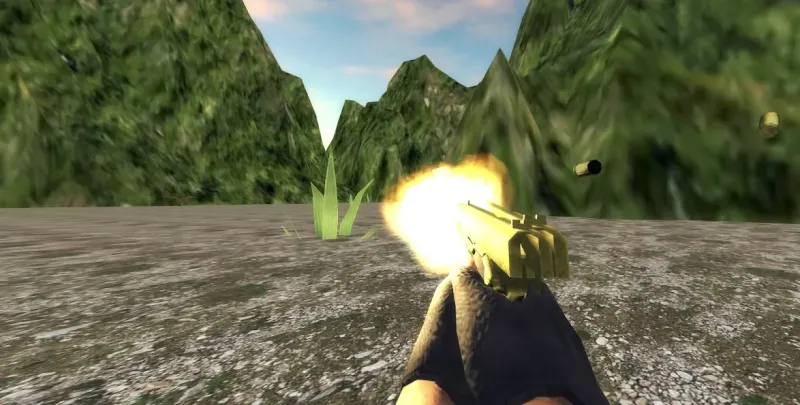 Dino shooting 3D - dinosaur hunting game v1 screenshot 1
