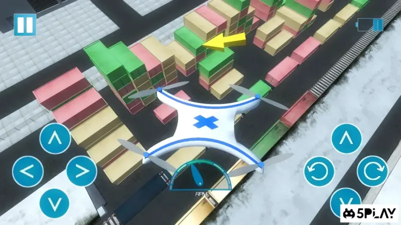 Дрон симулятор 3Д - бесплатная игра квадрокоптера 2.16 screenshot 3