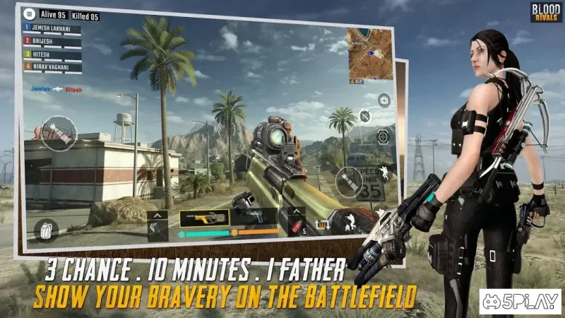 Кровь соперников: Battleground Стрелялки 2.4 screenshot 1