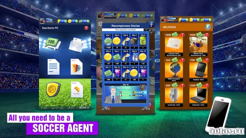 Футбольный агент - Мобильный футбольный менеджер 2.0.2 screenshot 3