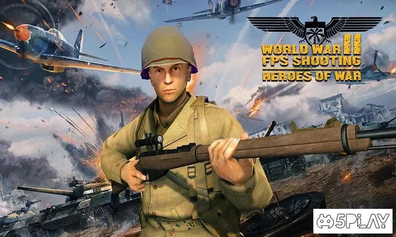 Стрельба FPS Второй мировой войны: Герои войны 1.0.7 screenshot 2